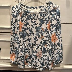 LOFT peplum top